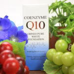 クリネオピュアホワイトファンデQ コエンザイムQ10が入ったファンデーションのパッケージ